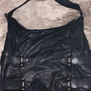 Micheal kors black leather purse